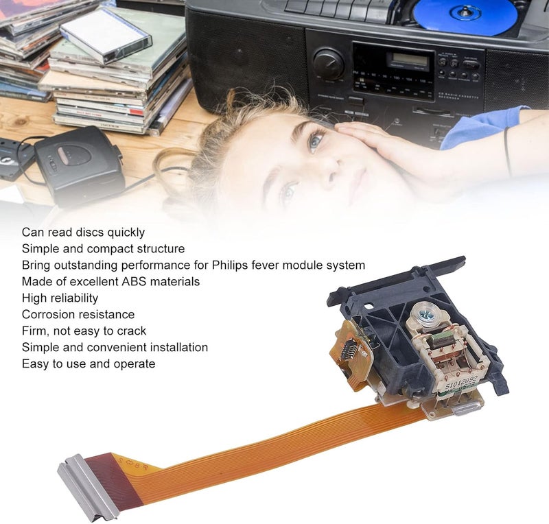 Topyond Optical Pickup Laser Lens for CD Pro2 LF VAU1254 VAU1255 VAU1252 - Stable Performance, Premium ABS Material, Ideal Replacement for CD Player Repair Enthusiasts - Image 3